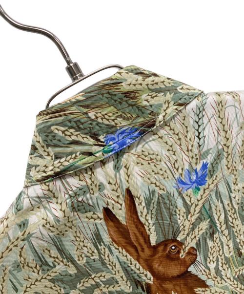 HERMES（エルメス）HERMES (エルメス) 麦とウサギ アイボリー・ライトグリーン サイズ:34の古着・服飾アイテム