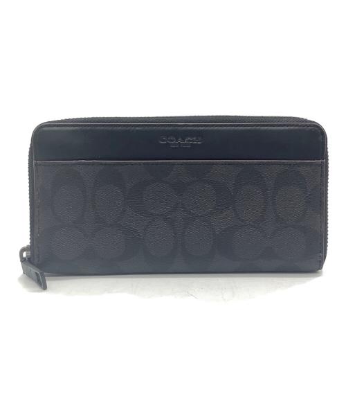 COACH（コーチ）COACH (コーチ) 長財布 ブラックの古着・服飾アイテム