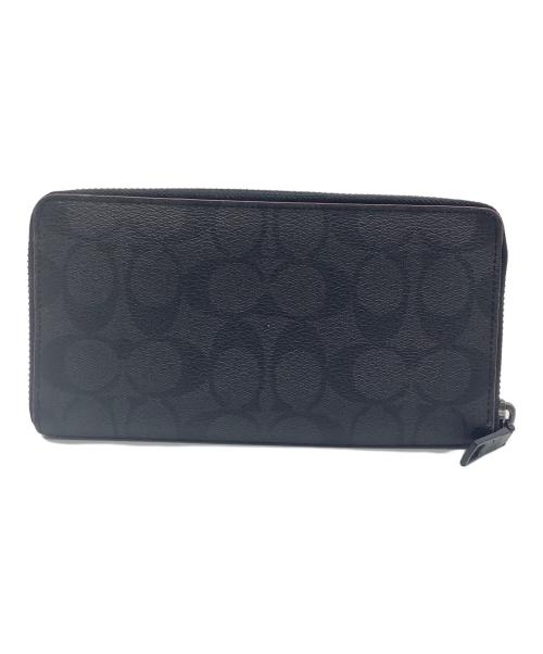 COACH（コーチ）COACH (コーチ) 長財布 ブラックの古着・服飾アイテム