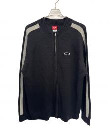 OAKLEY（オークリー）の古着「ジップニット」｜グレー×ブラック