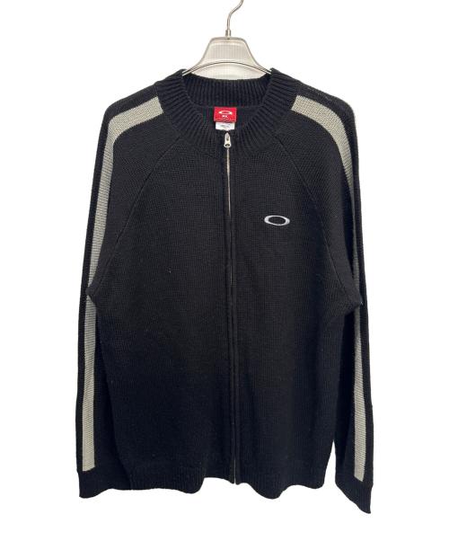 OAKLEY（オークリー）OAKLEY (オークリー) ジップニット グレー×ブラック サイズ:XLの古着・服飾アイテム