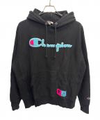 Champion REVERSE WEAVEチャンピオン リバース ウィーブ）の古着「プルオーバーパーカー」｜ブラック