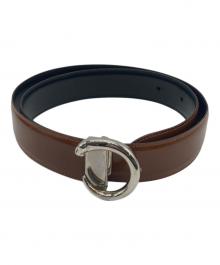 Cartier（カルティエ）の古着「パンテールベルト」｜ブラウン×ブラック