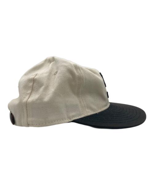 EBBETS FIELD FLANNELS（エベッツフィールドフランネルズ）EBBETS FIELD FLANNELS (エベッツフィールドフランネルズ) キャップ ブラック×アイボリーの古着・服飾アイテム