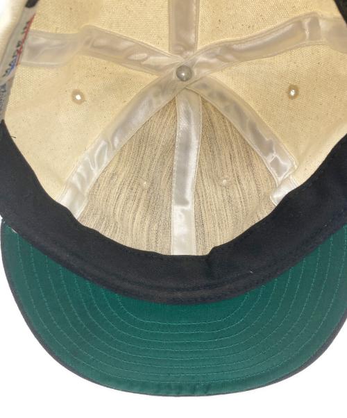 EBBETS FIELD FLANNELS（エベッツフィールドフランネルズ）EBBETS FIELD FLANNELS (エベッツフィールドフランネルズ) キャップ ブラック×アイボリーの古着・服飾アイテム