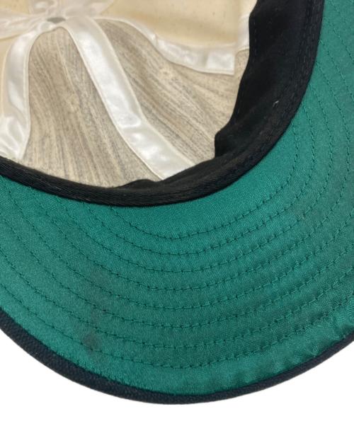 EBBETS FIELD FLANNELS（エベッツフィールドフランネルズ）EBBETS FIELD FLANNELS (エベッツフィールドフランネルズ) キャップ ブラック×アイボリーの古着・服飾アイテム