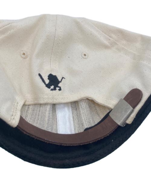 EBBETS FIELD FLANNELS（エベッツフィールドフランネルズ）EBBETS FIELD FLANNELS (エベッツフィールドフランネルズ) キャップ ブラック×アイボリーの古着・服飾アイテム