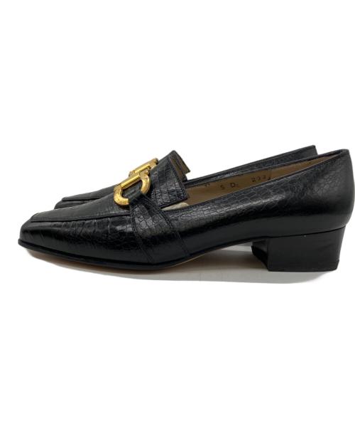 Salvatore Ferragamo（サルヴァトーレ フェラガモ）Salvatore Ferragamo (サルヴァトーレ フェラガモ) パンプス ブラック サイズ:	SIZE 23cmの古着・服飾アイテム