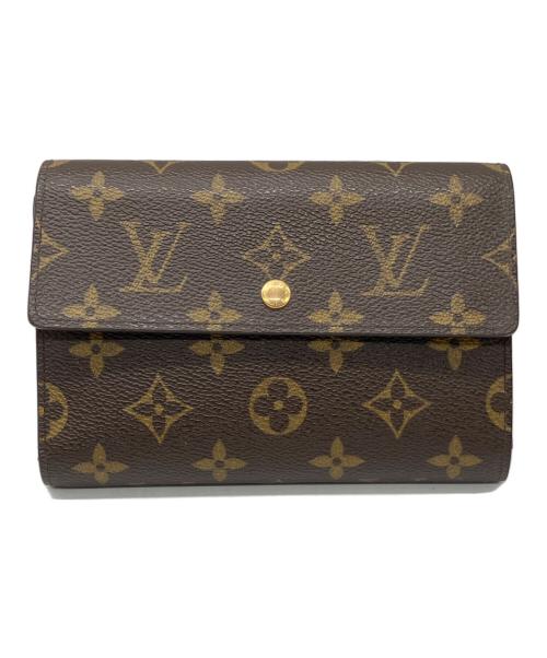 LOUIS VUITTON（ルイ ヴィトン）LOUIS VUITTON (ルイ ヴィトン) 3つ折り財布 ブラウンの古着・服飾アイテム