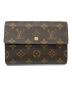 LOUIS VUITTON（ルイ ヴィトン）の古着「3つ折り財布」｜ブラウン