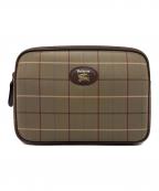 Burberry'sバーバリーズ）の古着「クラッチバッグ」｜ブラウン×ベージュ