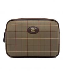 Burberry's（バーバリーズ）の古着「クラッチバッグ」｜ブラウン×ベージュ