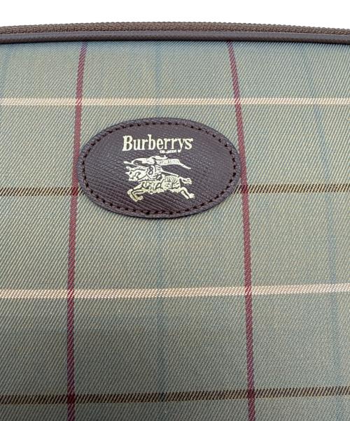 Burberry's（バーバリーズ）Burberry's (バーバリーズ) クラッチバッグ ブラウン×ベージュの古着・服飾アイテム