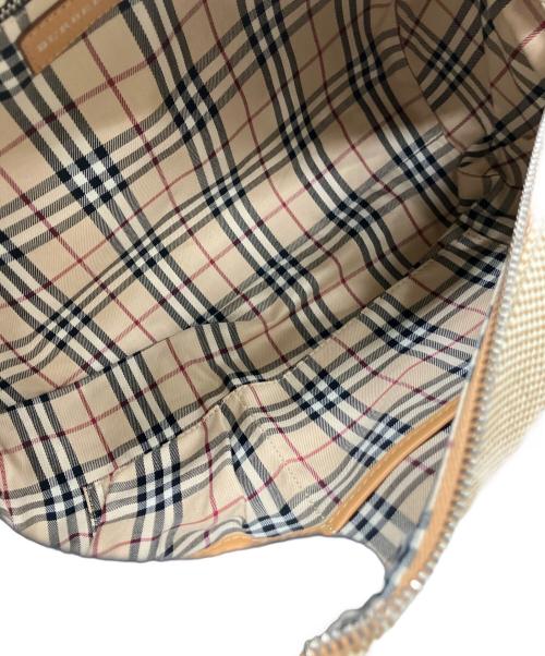 BURBERRY（バーバリー）BURBERRY (バーバリー) ハンドバッグ アイボリーの古着・服飾アイテム