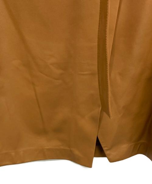 JOSEPH（ジョゼフ）JOSEPH (ジョゼフ) レザースカート ブラウン サイズ:34の古着・服飾アイテム