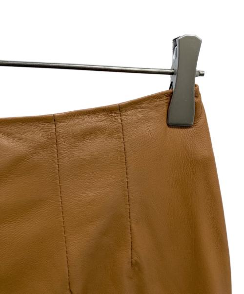 JOSEPH（ジョゼフ）JOSEPH (ジョゼフ) レザースカート ブラウン サイズ:34の古着・服飾アイテム