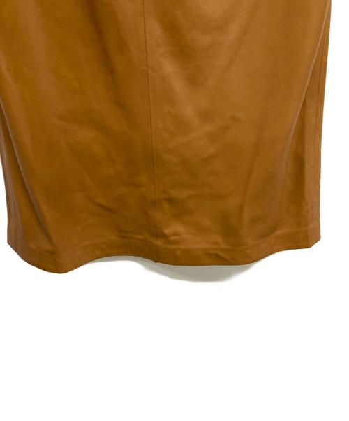 JOSEPH（ジョゼフ）JOSEPH (ジョゼフ) レザースカート ブラウン サイズ:34の古着・服飾アイテム