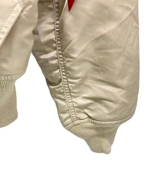 ALPHA（アルファ）ALPHA (アルファ) MA-1ジャケット ベージュ サイズ:SIZE Sの古着・服飾アイテム