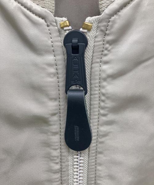 ALPHA（アルファ）ALPHA (アルファ) MA-1ジャケット ベージュ サイズ:SIZE Sの古着・服飾アイテム