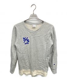 Champion REVERSE WEAVE（チャンピオン リバース ウィーブ）の古着「クルーネックスウェット」｜グレー