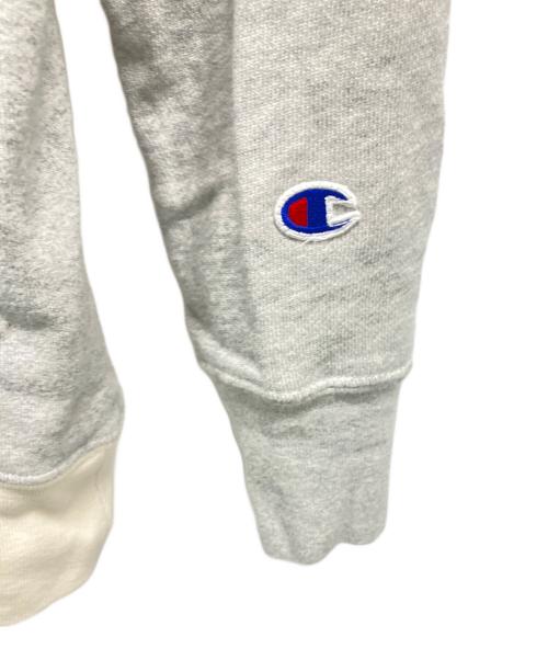 Champion REVERSE WEAVE（チャンピオン リバース ウィーブ）Champion REVERSE WEAVE (チャンピオン リバース ウィーブ) クルーネックスウェット グレー サイズ:	SIZE Mの古着・服飾アイテム