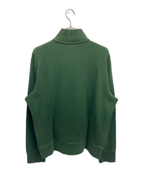 POLO RALPH LAUREN（ポロ・ラルフローレン）POLO RALPH LAUREN (ポロ・ラルフローレン) ハーフジップスウェット グリーン サイズ:SIZE XLの古着・服飾アイテム