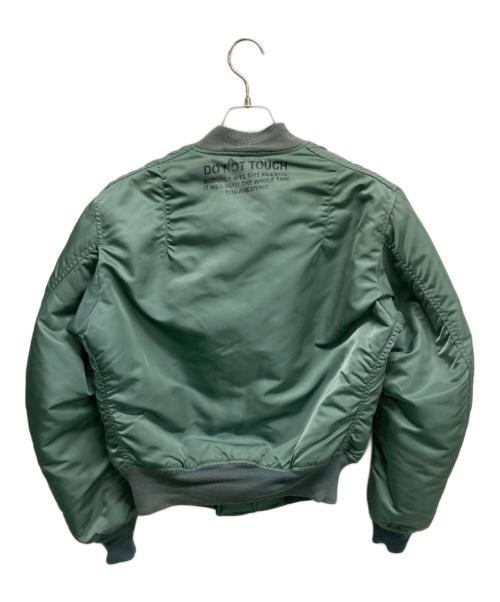 ALPHA（アルファ）ALPHA (アルファ) MA-1ジャケット グリーン サイズ:	SIZE Sの古着・服飾アイテム