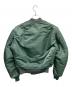 ALPHA (アルファ) MA-1ジャケット グリーン サイズ:	SIZE S：13000円