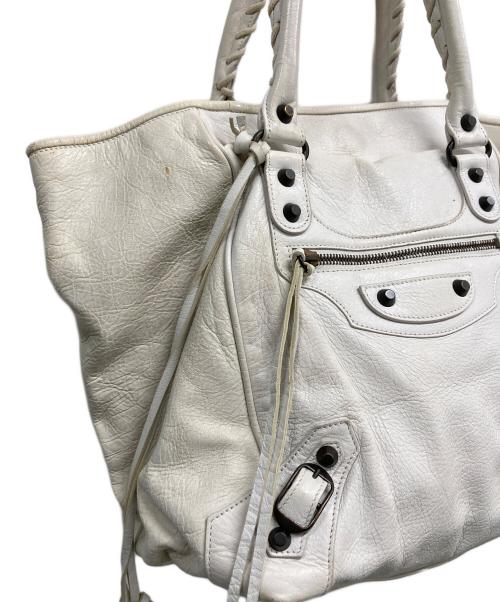 BALENCIAGA（バレンシアガ）BALENCIAGA (バレンシアガ) ザ・サンデートートバッグ ホワイトの古着・服飾アイテム