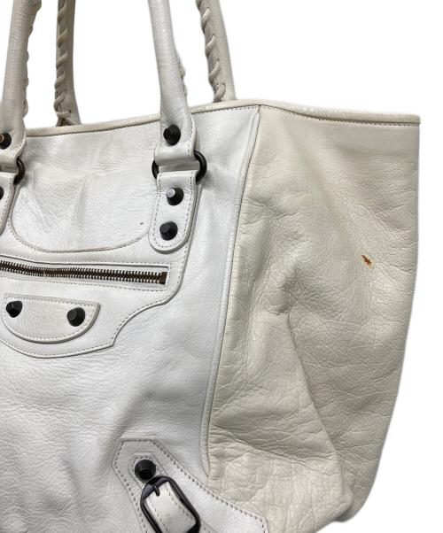 BALENCIAGA（バレンシアガ）BALENCIAGA (バレンシアガ) ザ・サンデートートバッグ ホワイトの古着・服飾アイテム