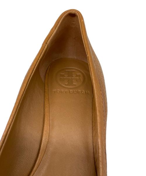TORY BURCH（トリーバーチ）TORY BURCH (トリーバーチ) ウェッジソールパンプス ブラウン サイズ:	7Mの古着・服飾アイテム