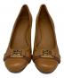 TORY BURCH (トリーバーチ) ウェッジソールパンプス ブラウン サイズ:	7M：5000円