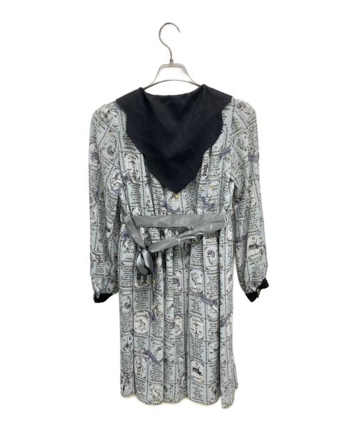 Metamorphose（メタモルフォーゼ）Metamorphose (メタモルフォーゼ) 長袖ワンピース グレー サイズ:	SIZE Freeの古着・服飾アイテム