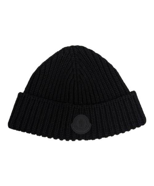 MONCLER（モンクレール）MONCLER (モンクレール) ニット帽 ブラックの古着・服飾アイテム