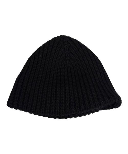 MONCLER（モンクレール）MONCLER (モンクレール) ニット帽 ブラックの古着・服飾アイテム