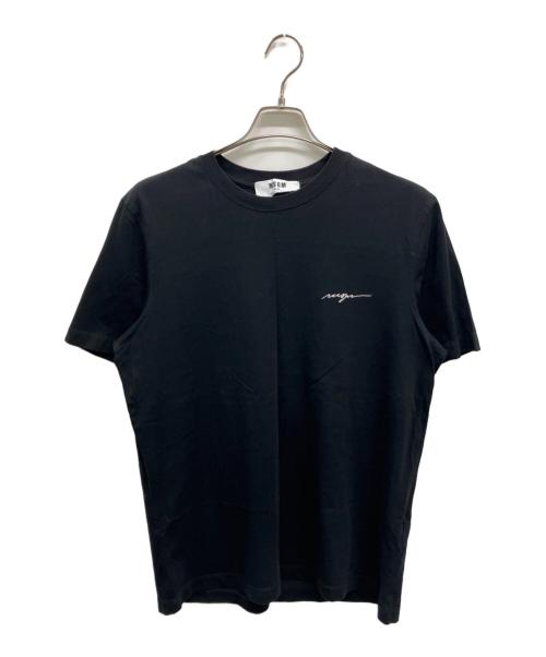 MSGM（エムエスジーエム）MSGM (エムエスジーエム) 半袖Tシャツ ブラック サイズ:SIZE Sの古着・服飾アイテム