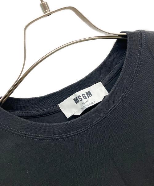 MSGM（エムエスジーエム）MSGM (エムエスジーエム) 半袖Tシャツ ブラック サイズ:SIZE Sの古着・服飾アイテム