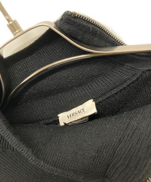 VERSACE（ヴェルサーチ）VERSACE (ヴェルサーチ) 厚手ニット ブラック サイズ:SIZE XLの古着・服飾アイテム