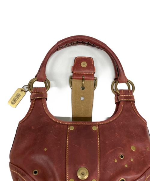 COACH（コーチ）COACH (コーチ) ハンドバッグ ボルドーの古着・服飾アイテム