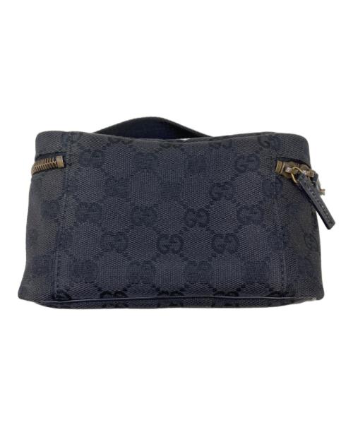 GUCCI（グッチ）GUCCI (グッチ) バニティポーチ ブラックの古着・服飾アイテム