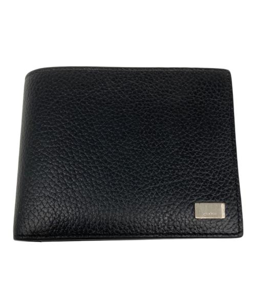 dunhill（ダンヒル）dunhill (ダンヒル) 2つ折り財布 ブラックの古着・服飾アイテム