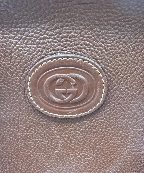 GUCCI（グッチ）GUCCI (グッチ) ハンドバッグ ブラウンの古着・服飾アイテム
