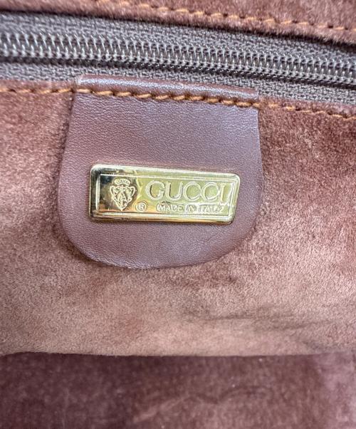 GUCCI（グッチ）GUCCI (グッチ) ハンドバッグ ブラウンの古着・服飾アイテム