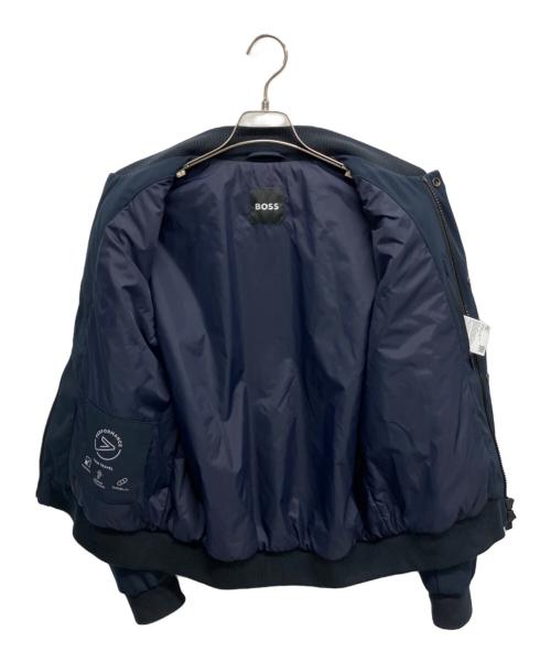 BOSS（ボス）BOSS (ボス) ボンバージャケット ネイビー サイズ:	SIZE 44の古着・服飾アイテム