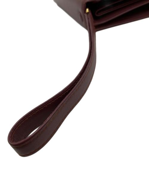 Cartier（カルティエ）Cartier (カルティエ) クラッチバッグ ボルドーの古着・服飾アイテム
