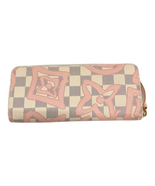 LOUIS VUITTON（ルイ ヴィトン）LOUIS VUITTON (ルイ ヴィトン) ポルトフォイユ・アレクサンドラ アイボリー・ピンクの古着・服飾アイテム