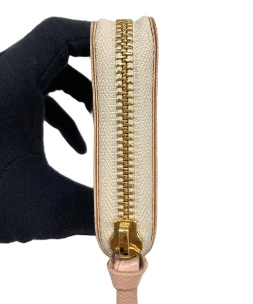 LOUIS VUITTON（ルイ ヴィトン）LOUIS VUITTON (ルイ ヴィトン) ポルトフォイユ・アレクサンドラ アイボリー・ピンクの古着・服飾アイテム