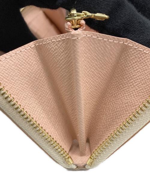LOUIS VUITTON（ルイ ヴィトン）LOUIS VUITTON (ルイ ヴィトン) ポルトフォイユ・アレクサンドラ アイボリー・ピンクの古着・服飾アイテム