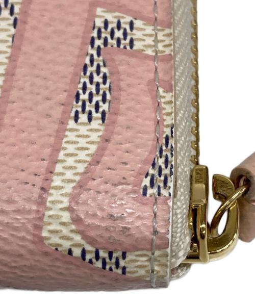 LOUIS VUITTON（ルイ ヴィトン）LOUIS VUITTON (ルイ ヴィトン) ポルトフォイユ・アレクサンドラ アイボリー・ピンクの古着・服飾アイテム