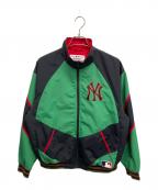 SUPREME×NEW YORK YANKEES×MLBシュプリーム×ニューヨークヤンキース×エムエルビー）の古着「ナイロンジャケット」｜グリーン